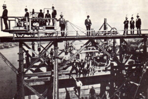 Brooklyn Bridge Baustelleninspektion 1872